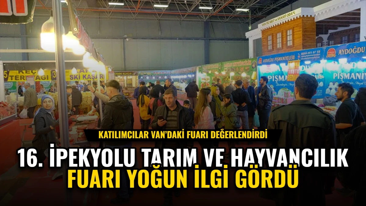 16. İpekyolu Tarım ve Hayvancılık Fuarı Yoğun İlgi Gördü Görseli