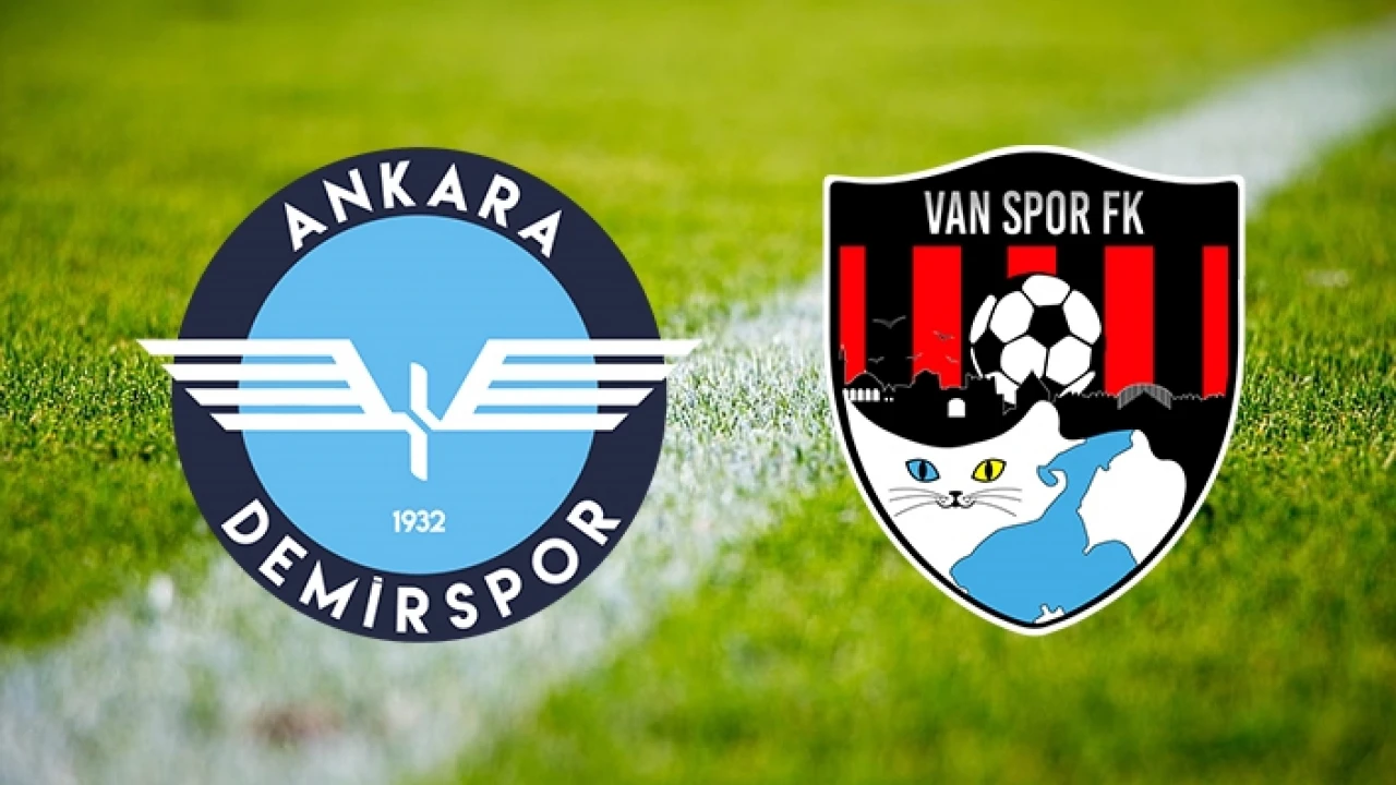 Ankara Demirspor - Vanspor maçı hangi kanalda? Görseli