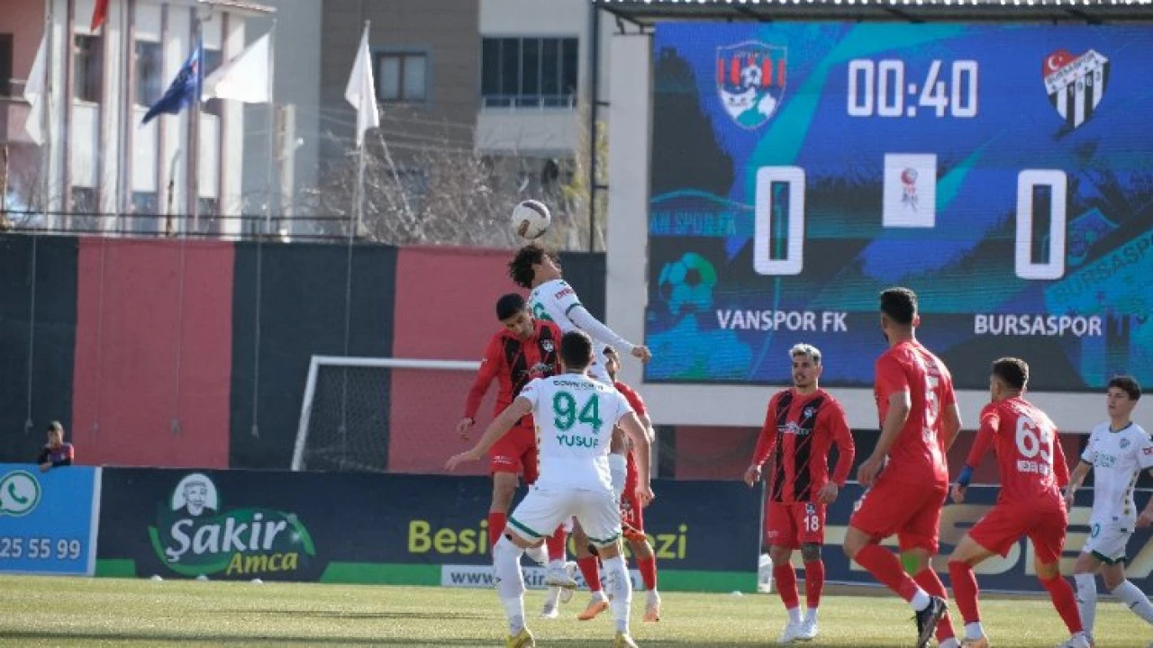 Vanspor Bursaspor'u farklı ezdi geçti! Görseli