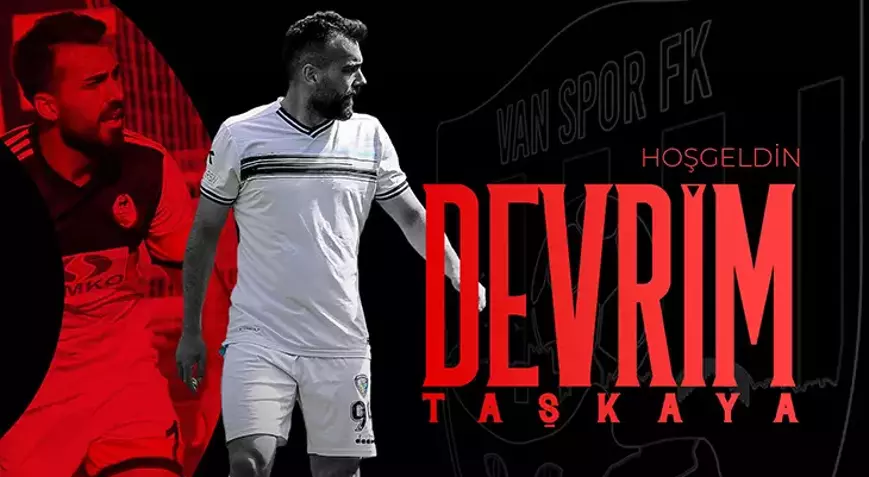Vanspor Devrim Taşkaya'yı renklerine bağladı! Görseli