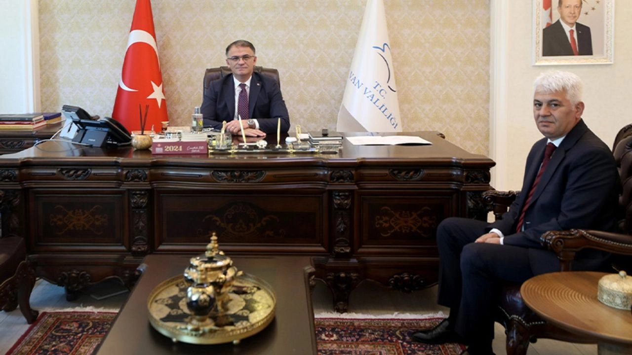 Van’ın yeni Defterdarından Vali Balcı’ya ziyaret Görseli