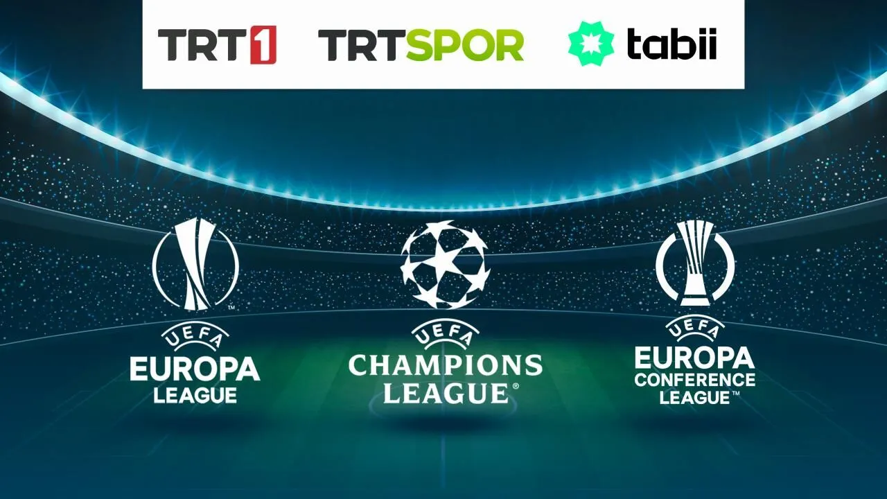 TRT'de 3 Gün Boyunca 34 UEFA Maçı Canlı Yayınlayanacak! Görseli