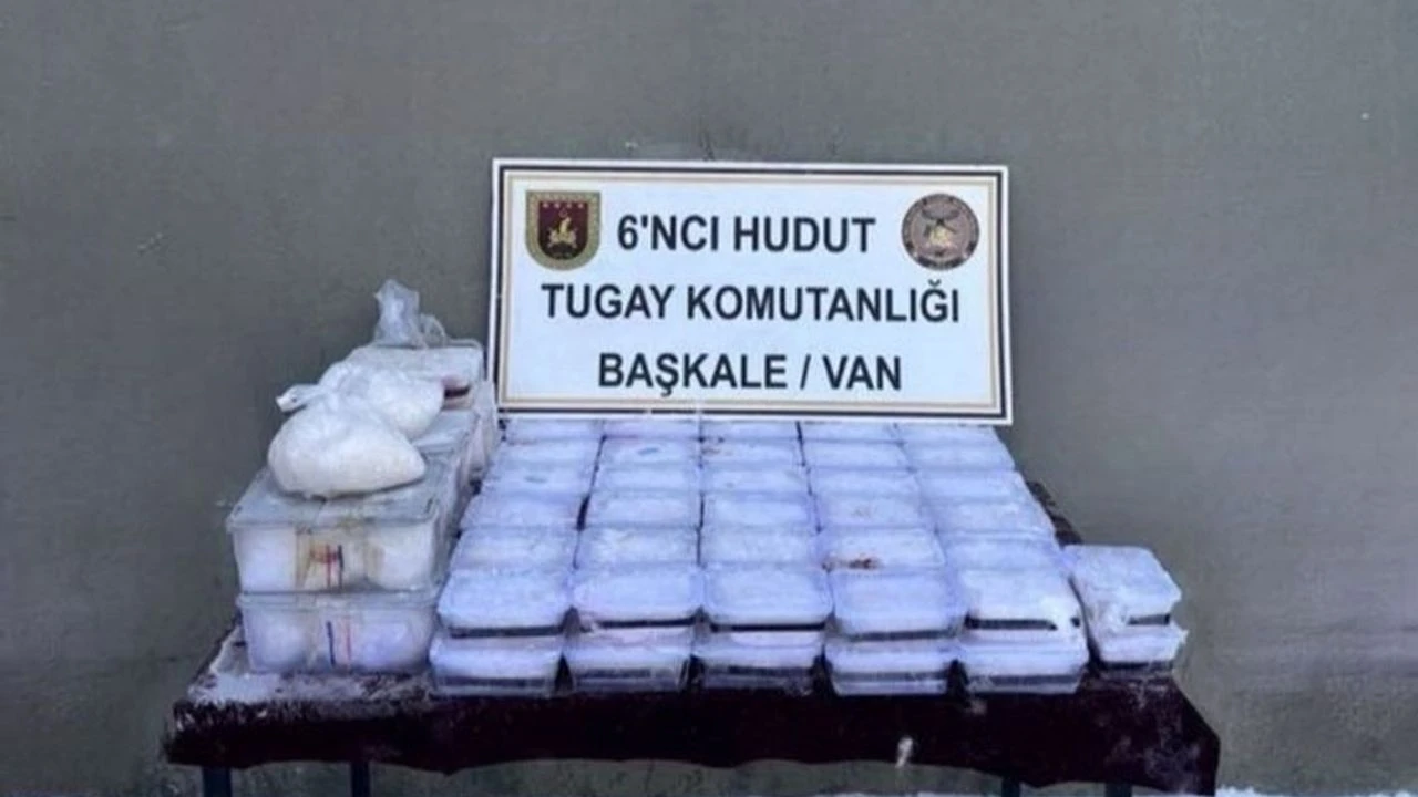 Van'da 71 kilo uyuşturucu madde ele geçirildi Görseli