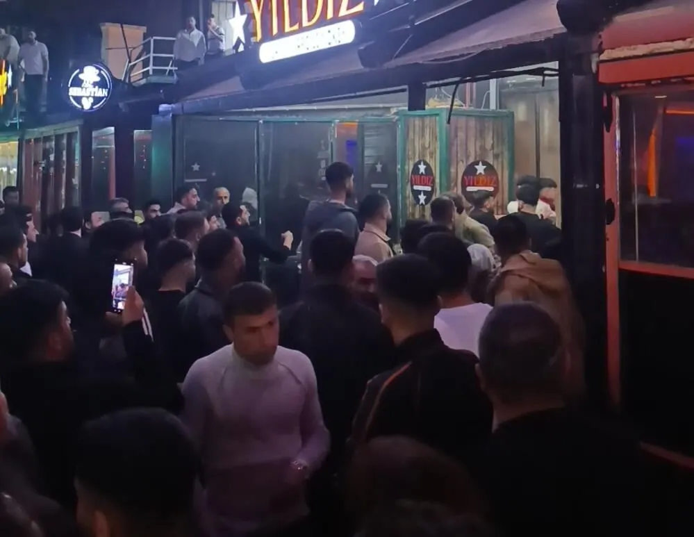 Van’da Kültür Sokağı’nda Kavga! Görseli