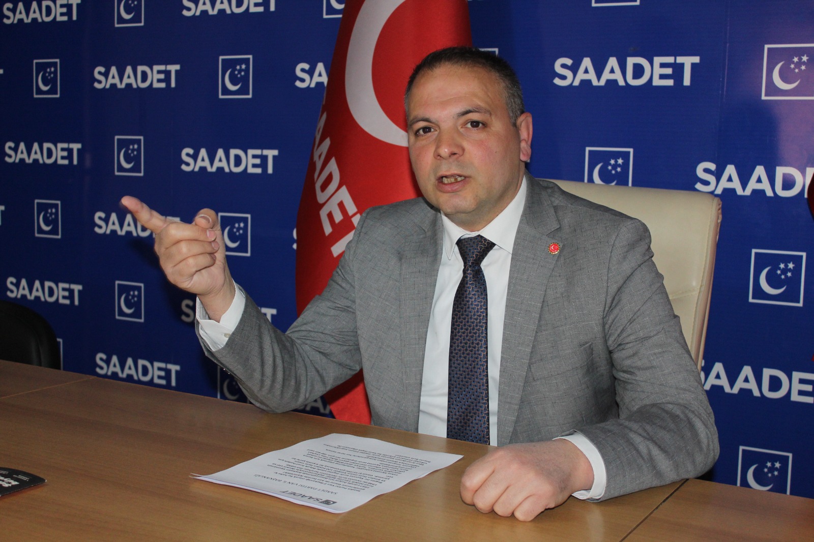 Saadet Partisi Van’dan Gazze Çıkışı: “İsrail’le İlişkiler Kesilsin!” Görseli