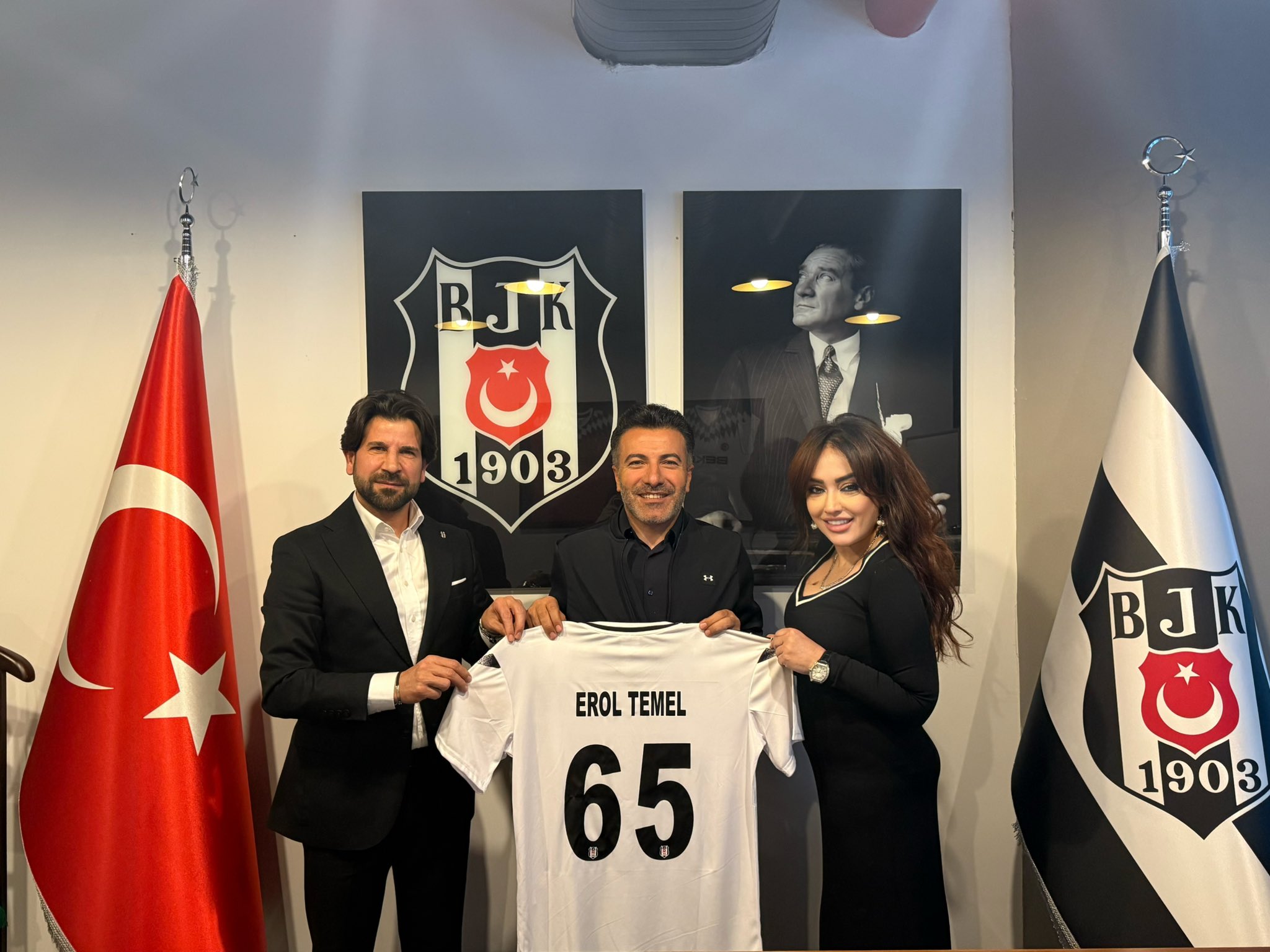 Vanspor FK Başkanı Erol Temel’den Beşiktaş’a Ziyaret Görseli