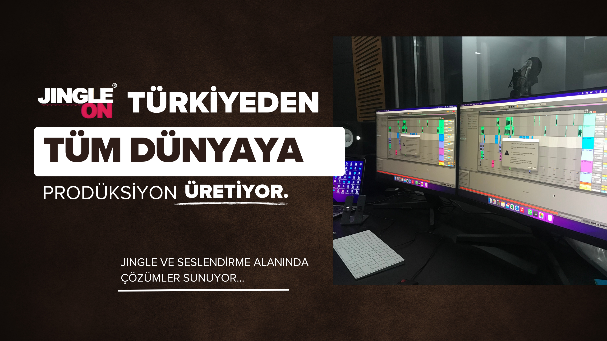 JingleON İle profesyonel radyo seslendirme Görseli