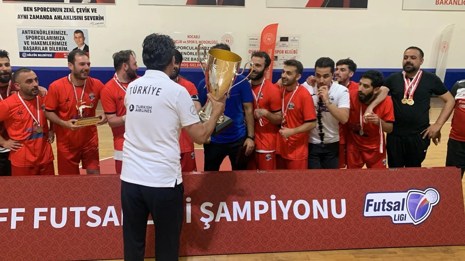 Vangölü Sportif Faaliyetler TFF Futsal Ligi Şampiyonu! Görseli