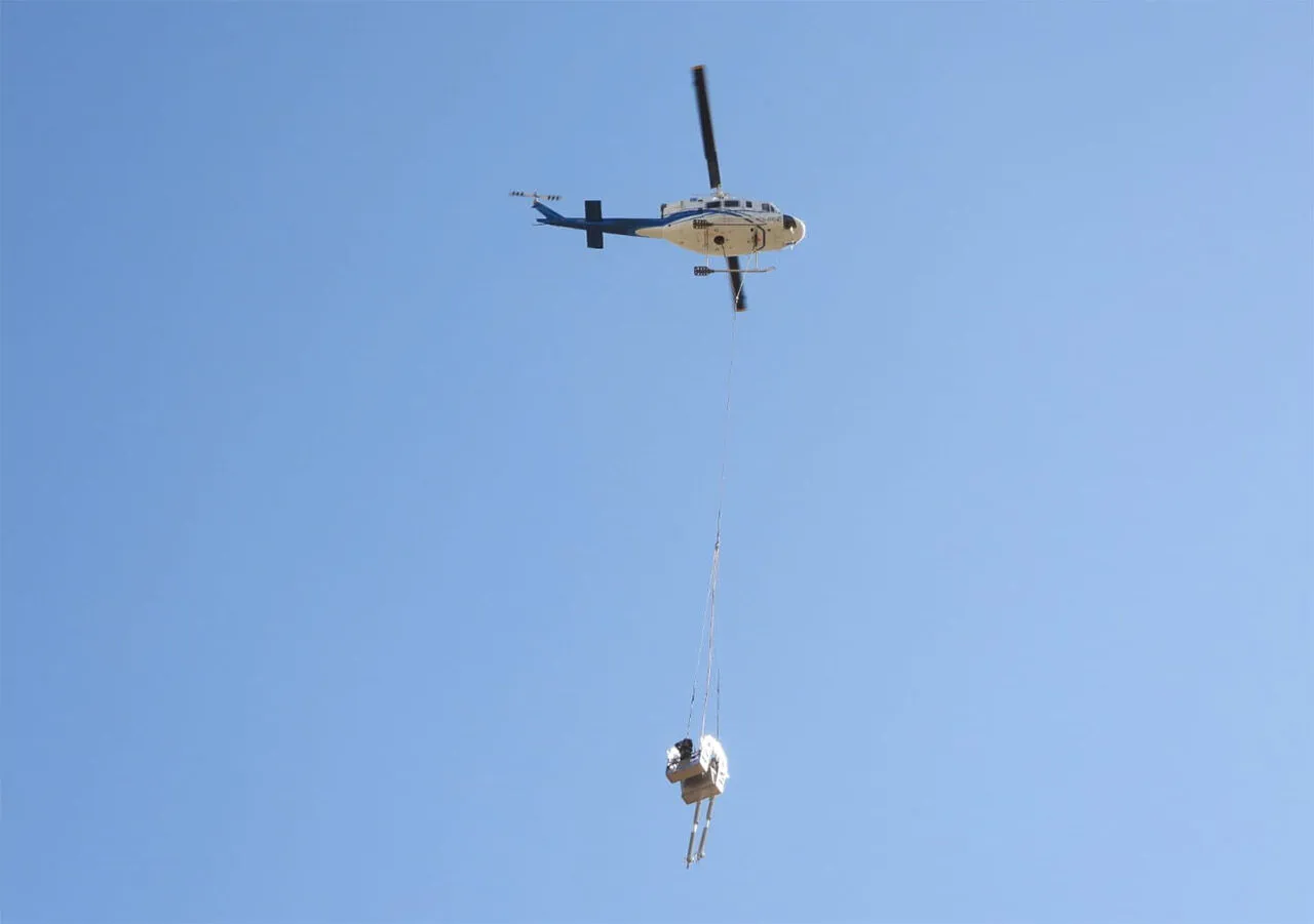 Van’da Helikopterle Kesintisiz Enerji Bakımı Devrim Yaratıyor! Görseli
