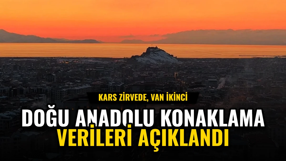 Doğu Anadolu Konaklama Verileri Açıklandı: Kars Zirvede, Van İkinci Görseli