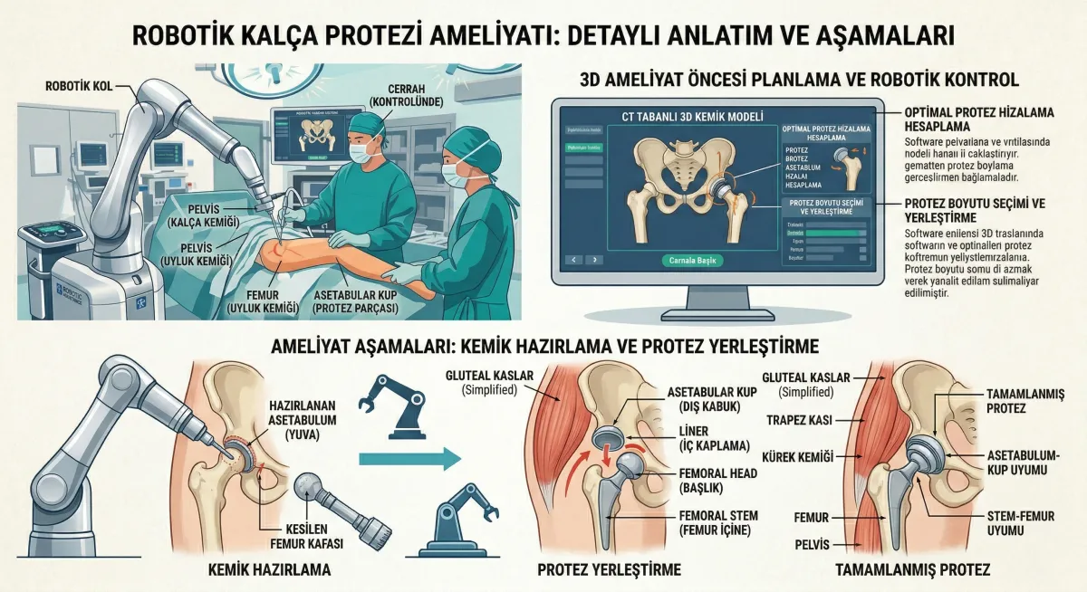 Robotik Kalça Protezi Görseli