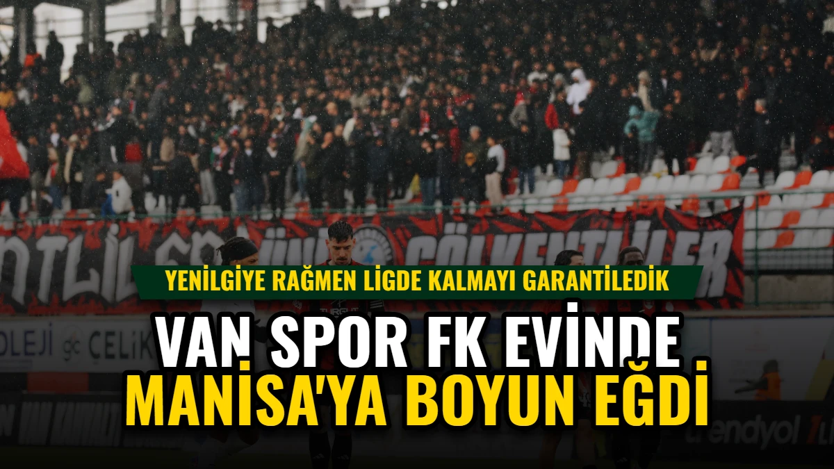 Trendyol 1. Lig: Van Spor FK Evinde Manisa'ya Boyun Eğdi Görseli
