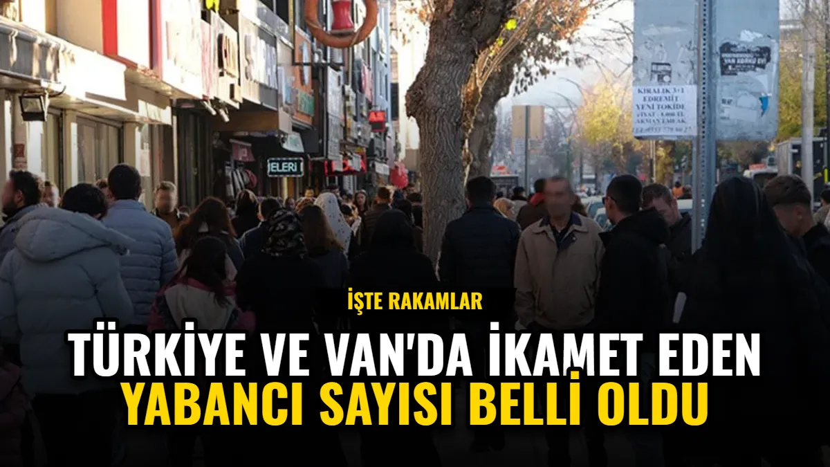 Türkiye ve Van'da İkamet Eden Yabancı Sayısı Belli Oldu Görseli