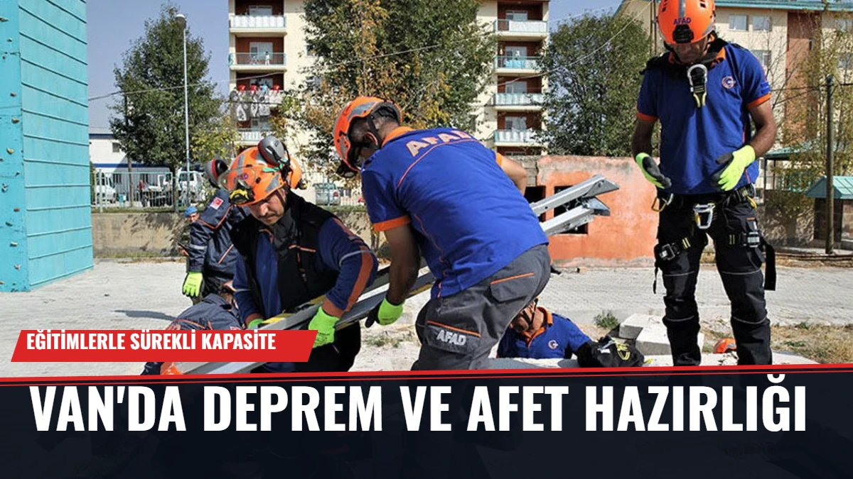 Van'da Deprem ve Afet Hazırlığı: Eğitimlerle Sürekli Kapasite Görseli