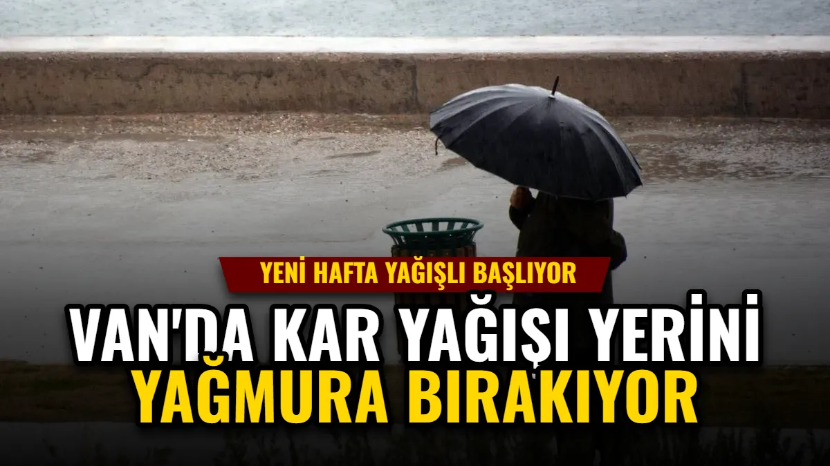 Van'da Kar Yağışı Yerini Yağmura Bırakıyor: Yeni Hafta Yağışlı Başlıyor Görseli