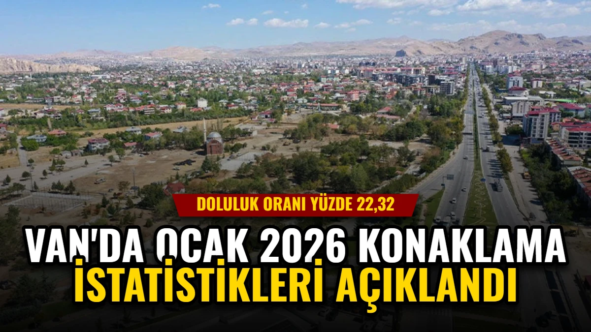 Van'da Ocak 2026 Konaklama İstatistikleri Açıklandı: Doluluk Oranı Yüzde 22,32 Görseli