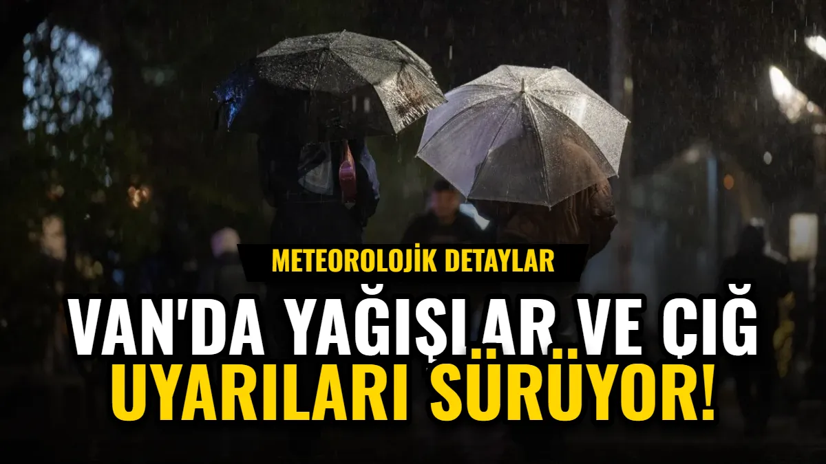 Van'da Yağışlar ve Çığ Uyarıları Sürüyor: Meteorolojik Detaylar Görseli