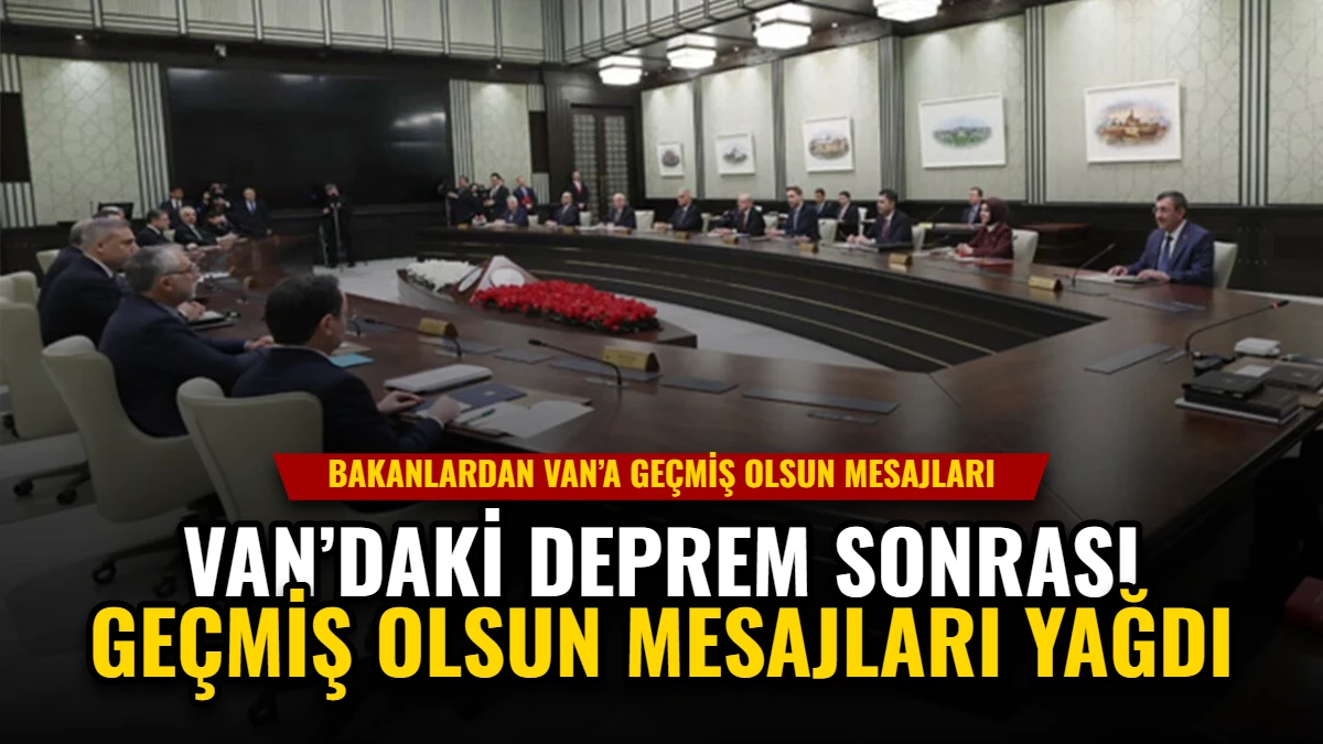 Van’daki Deprem Sonrası Geçmiş Olsun Mesajları Yağdı Görseli