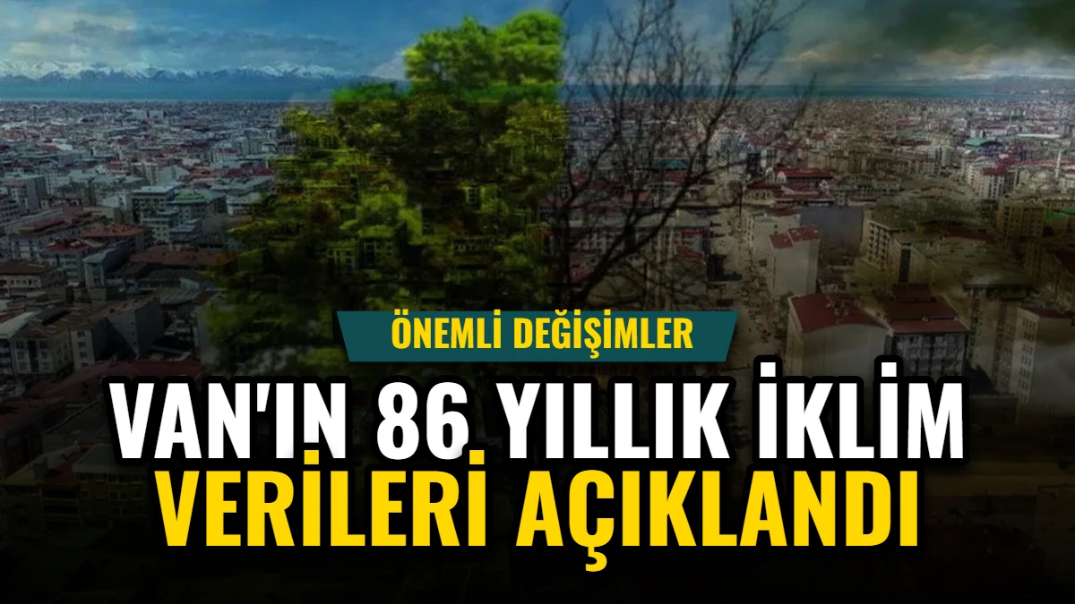 Van'ın 86 Yıllık İklim Verileri Açıklandı: Önemli Değişimler Görseli