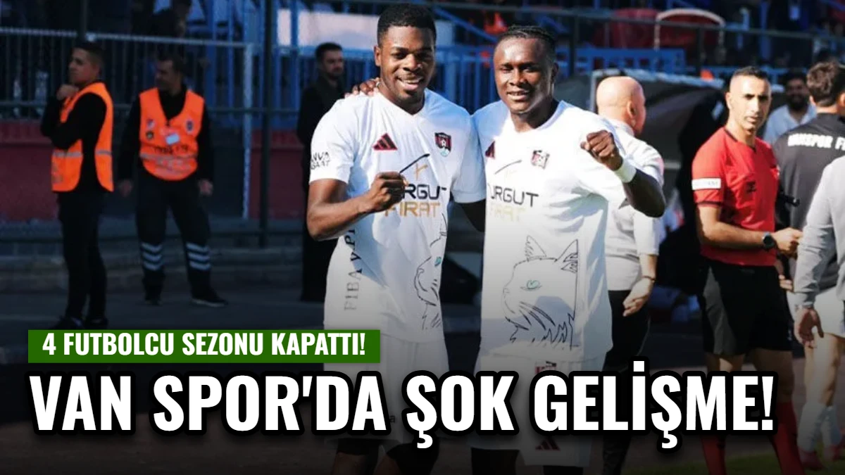 Van Spor'da Şok Gelişme: 4 Futbolcu Sezonu Kapattı Görseli