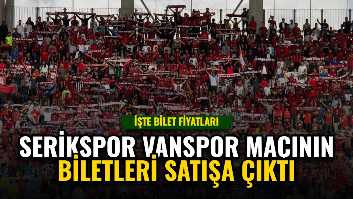 Van Spor FK, Serik Deplasmanında Kritik Maça Çıkıyor: Biletler Satışta Görseli
