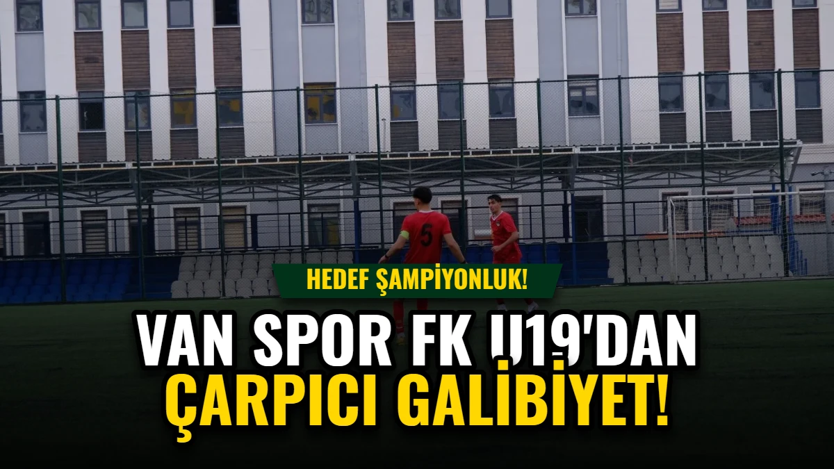 Van Spor FK U19'dan Çarpıcı Galibiyet: Hedef Şampiyonluk! Görseli