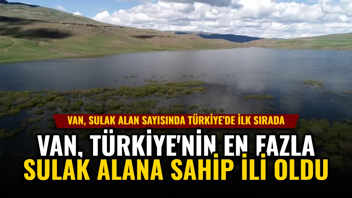Van, Türkiye'nin En Fazla Sulak Alana Sahip İli Oldu Görseli
