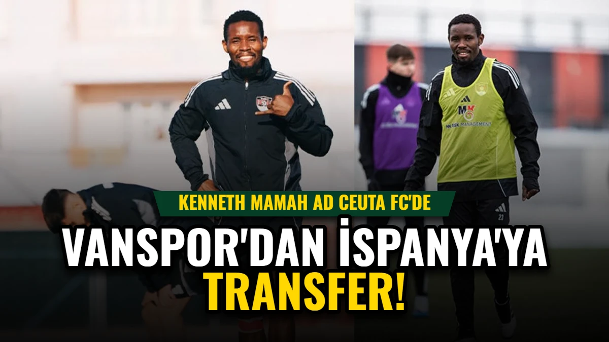 Vanspor'dan İspanya'ya Transfer: Kenneth Mamah AD Ceuta FC'de Görseli